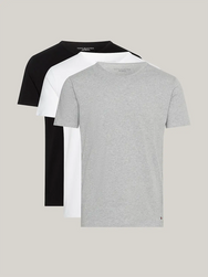 Tommy Hilfiger Tommy Hilfiger Stretch T-Shirt 3-pak - Elastisch katoen