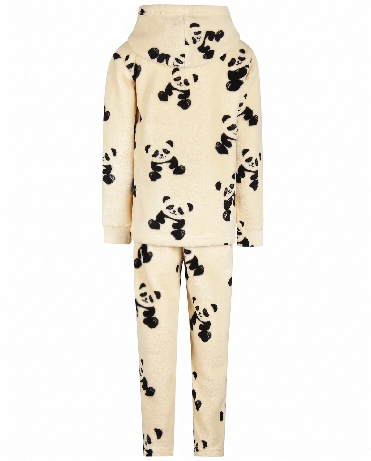 van Gennip Charlie Choe fleece huispak meisjes - pyjama - Panda - Off white