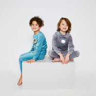 van Gennip Charlie Choe velours jongens pyjama - Monster