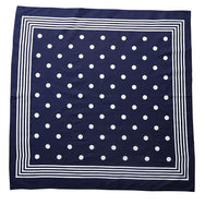 Vangelderen Boeren zakdoek Blauw stippel 54 x 54 cm