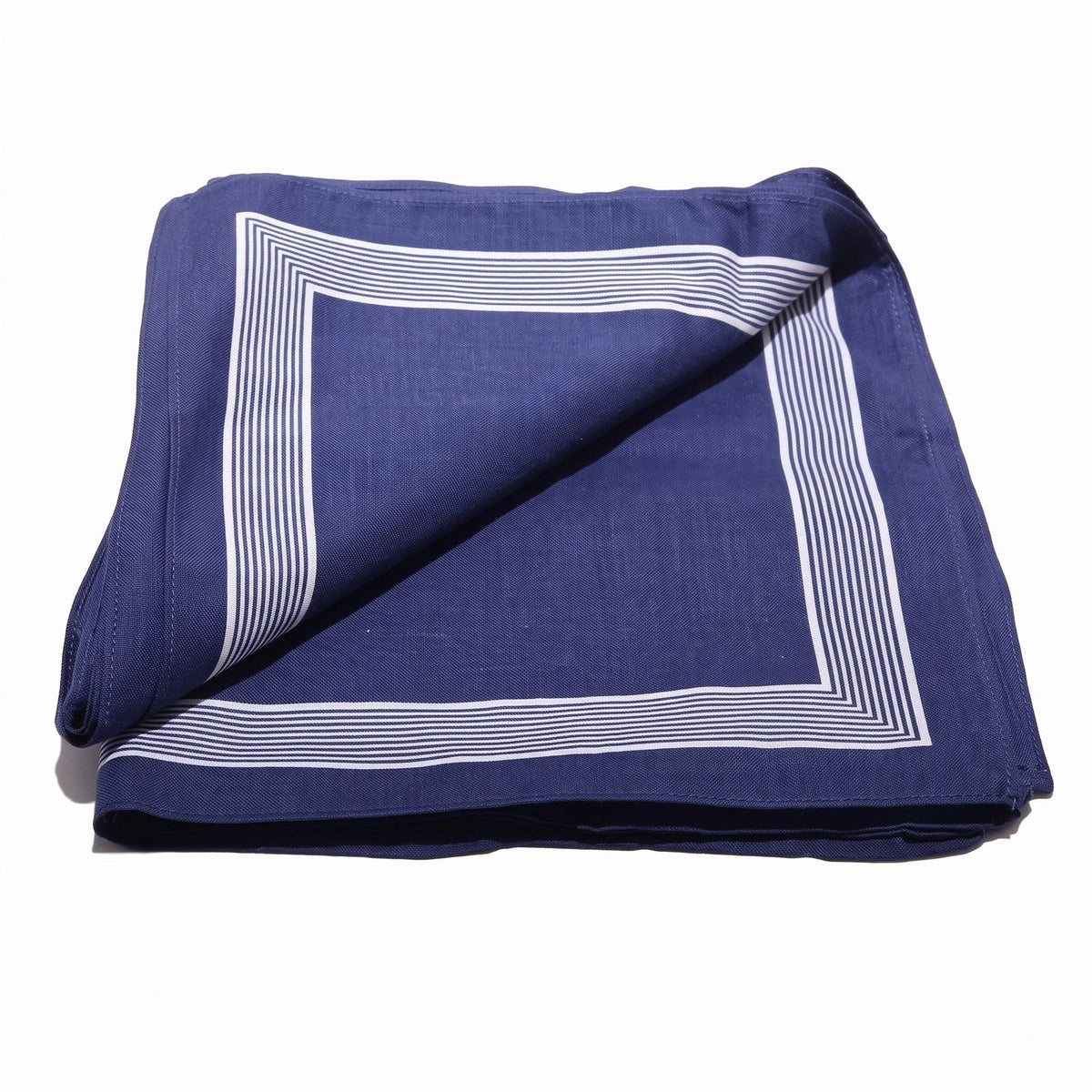 Vangelderen Boeren zakdoek Blauw uni 55 x 55 cm