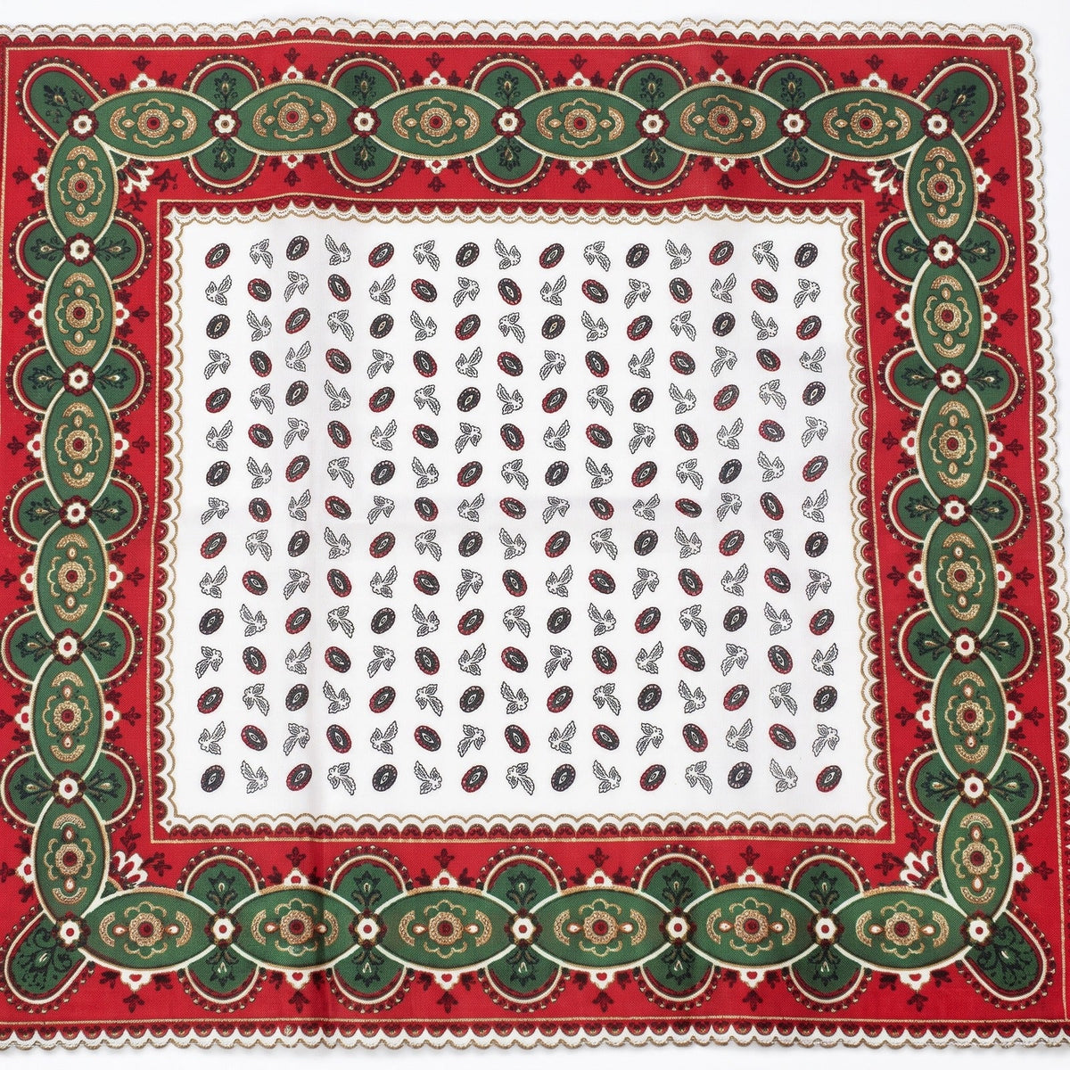 Vangelderen Boeren zakdoek Kerst 58 x 58 cm