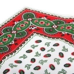 Vangelderen Boeren zakdoek Kerst 58 x 58 cm