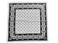 Vangelderen Boeren zakdoek Koffieboon zwart 55 x 55 cm