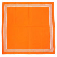 Vangelderen Boeren zakdoek Oranje uni 58 x 58 cm
