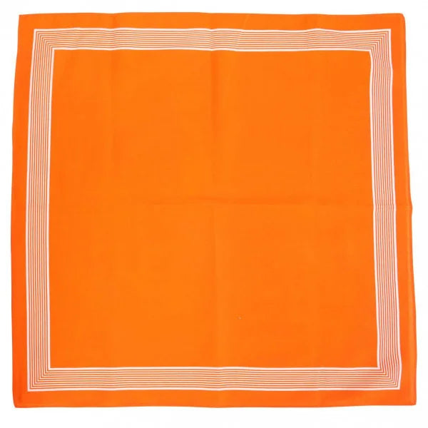 Vangelderen Boeren zakdoek Oranje uni 58 x 58 cm