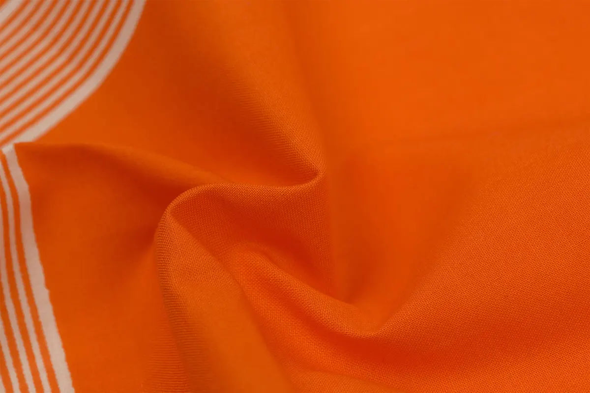 Vangelderen Boeren zakdoek Oranje uni 58 x 58 cm
