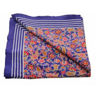 Vangelderen Boeren zakdoek Paisley paars 55 x 55 cm