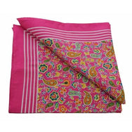 Vangelderen Boeren zakdoek Paisley Roze 55 x 55 cm