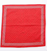 Vangelderen Boeren zakdoek rood kleine stippel 55 x 55 cm