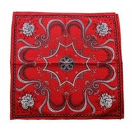 Vangelderen Boeren zakdoek rood Roos 53 x 53 cm