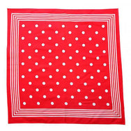 Vangelderen Boeren zakdoek rood stippel 55 x 55 cm