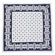 Vangelderen Boerenzakdoek Koffieboon blauw 55 x 55 cm