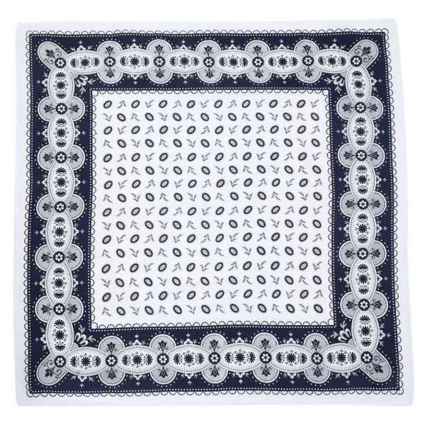 Vangelderen Boerenzakdoek Koffieboon blauw 55 x 55 cm