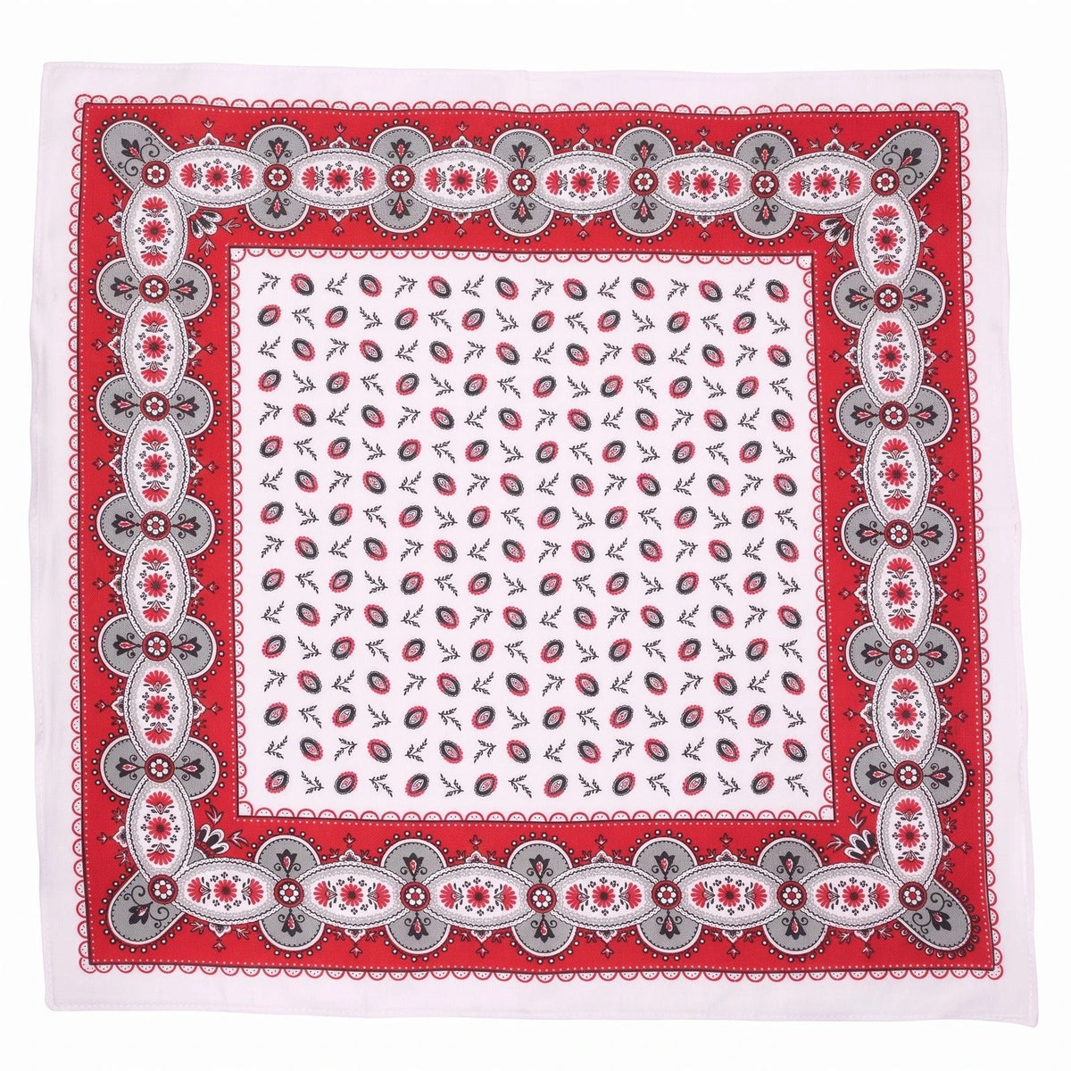 Vangelderen Boerenzakdoek Koffieboon rood 55 x 55 cm