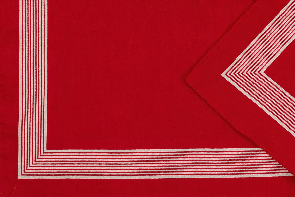 Vangelderen Boerenzakdoek Rood uni 55 x 55 cm