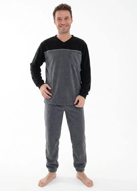 Outfitter velours heren pyjama - Earth