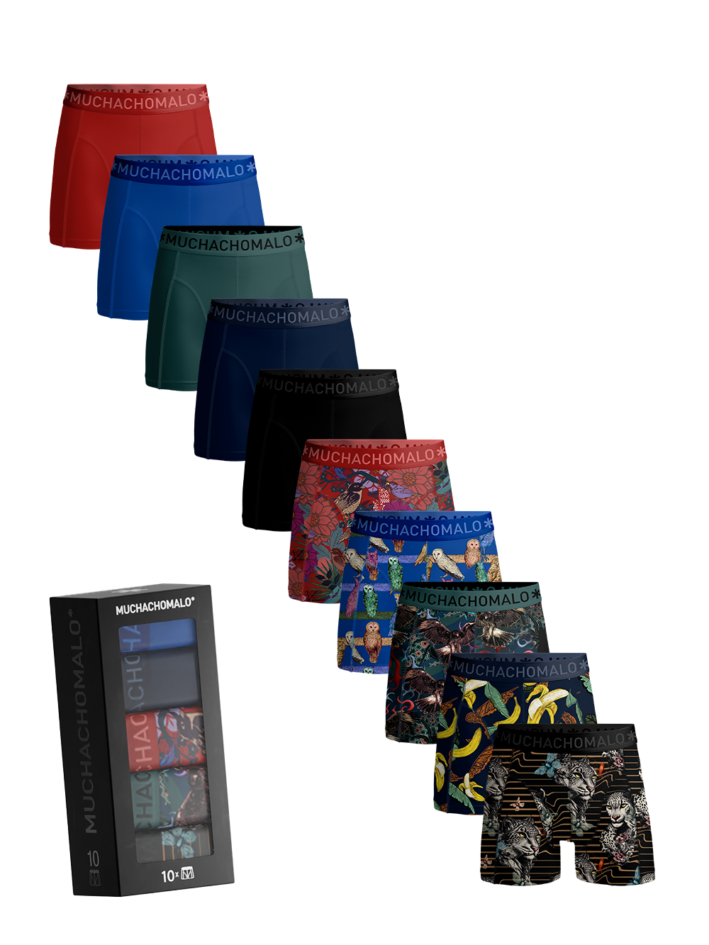 Zetex Muchachomalo 10-Pack Heren Boxershort - Remix