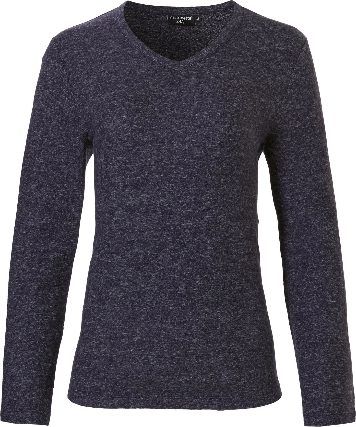 Zetex Pastunette 24/7 pyjama shirt dames - Lange mouw - Dark Blue