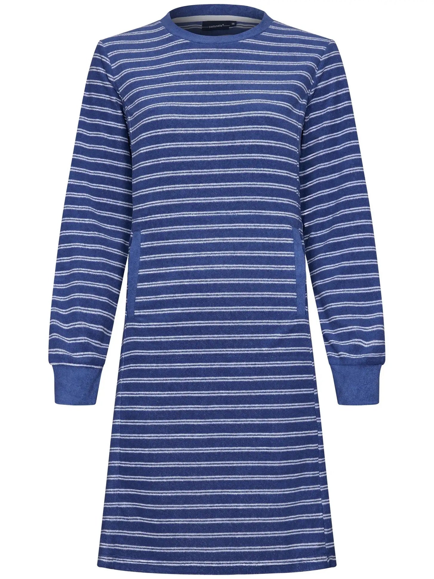 Zetex Pastunette badstof dames nachthemd - Winter Blue