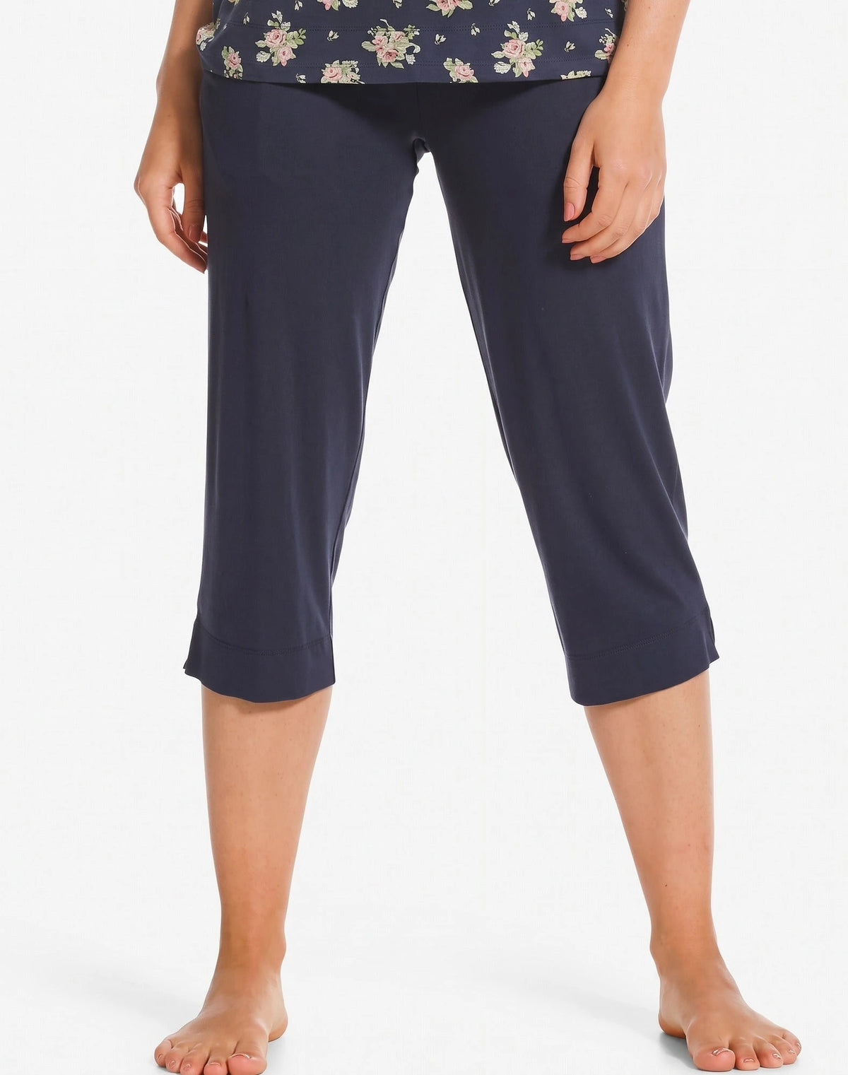 Zetex Pastunette capri pyjamabroek dames - Dark Blue