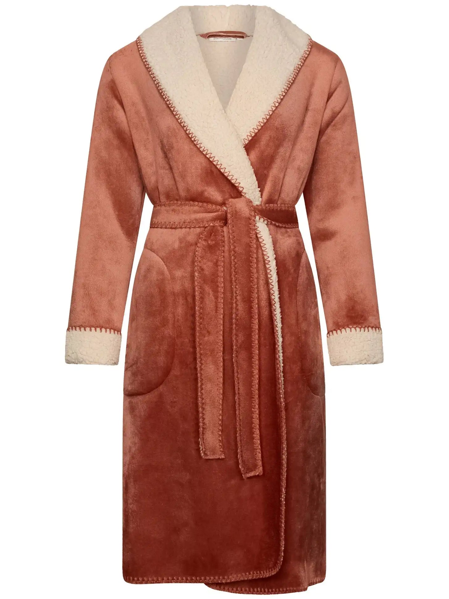 Zetex Pastunette dames Badjas Fleece - Morning Gown