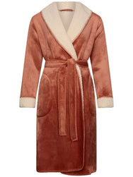 Zetex Pastunette dames Badjas Fleece - Morning Gown