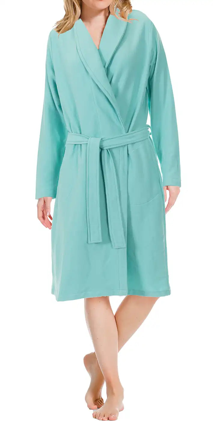 Zetex Pastunette - Dames Badjas met bamboe - Aqua