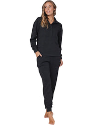 Zetex Pastunette dames Huispak - Zipper - Donkergrijs