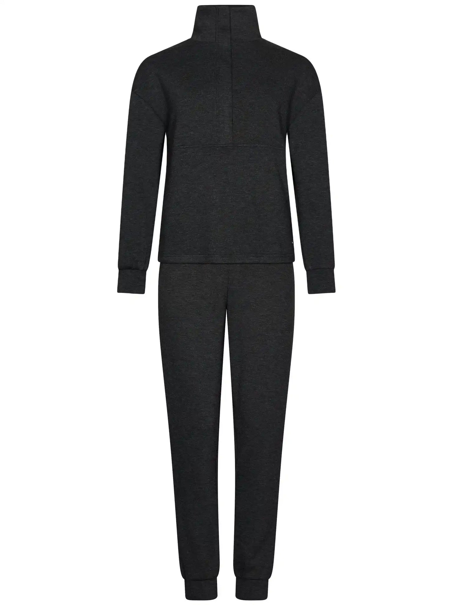 Zetex Pastunette dames Huispak - Zipper - Donkergrijs