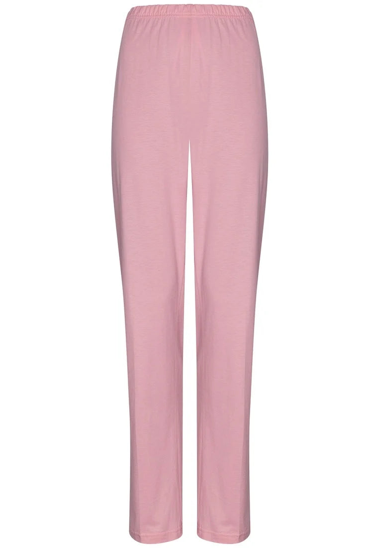 Zetex Pastunette dames katoenen pyjama korte mouw met knoopsluiting - Roze