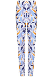 Zetex Pastunette dames pyjama lange mouwen - Graphic Leaves