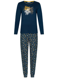Zetex Pastunette dames pyjama lange mouwen - Moonlite