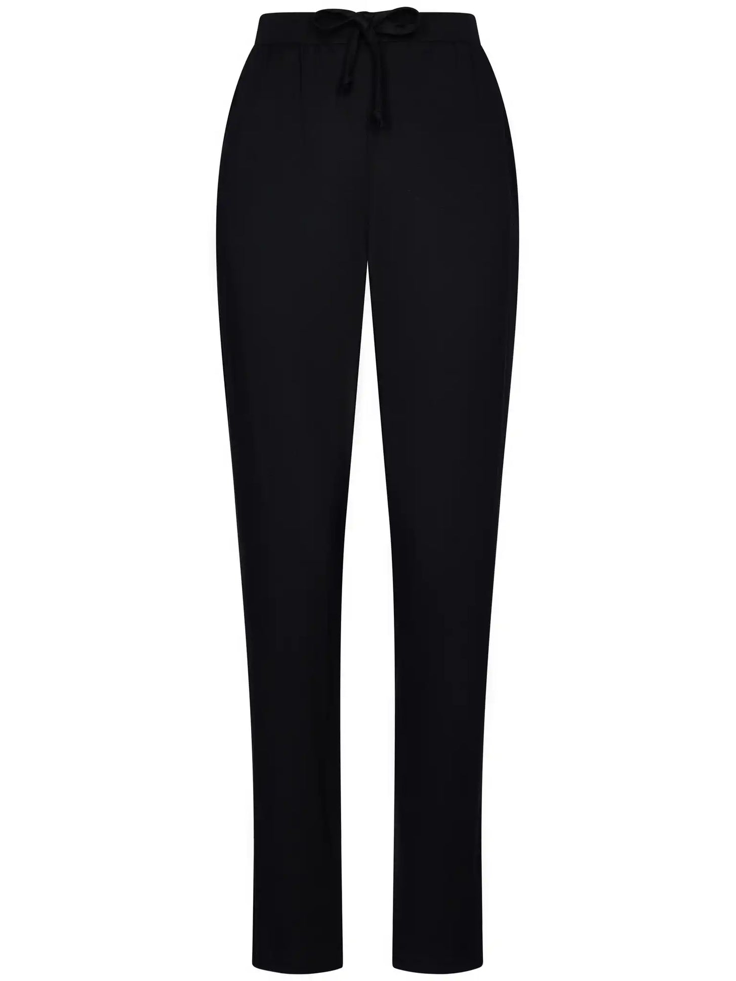 Zetex Pastunette dames pyjama lange mouwen - Zwart