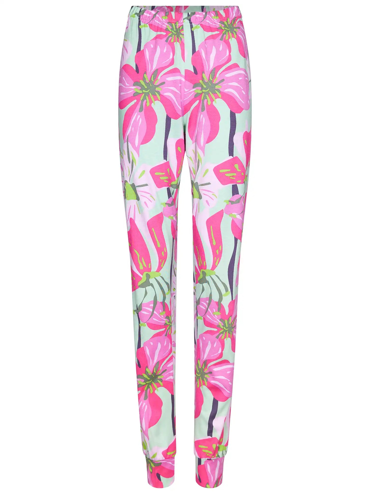 Zetex Pastunette dames pyjama - Summer Pink Flower