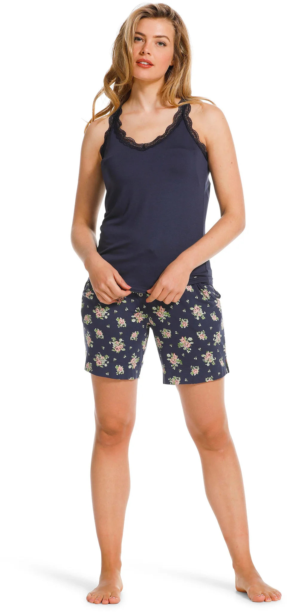 Zetex Pastunette Deluxe pyjama shirt dames - Mouwloos