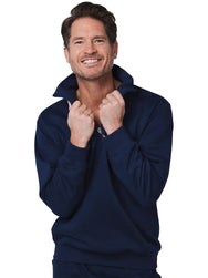 Zetex Pastunette heren Huispak - Zipper - Donkerblauw