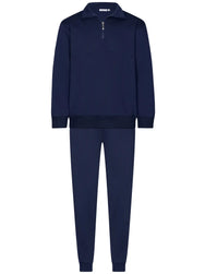 Zetex Pastunette heren Huispak - Zipper - Donkerblauw