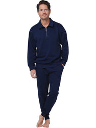 Zetex Pastunette heren Huispak - Zipper - Donkerblauw