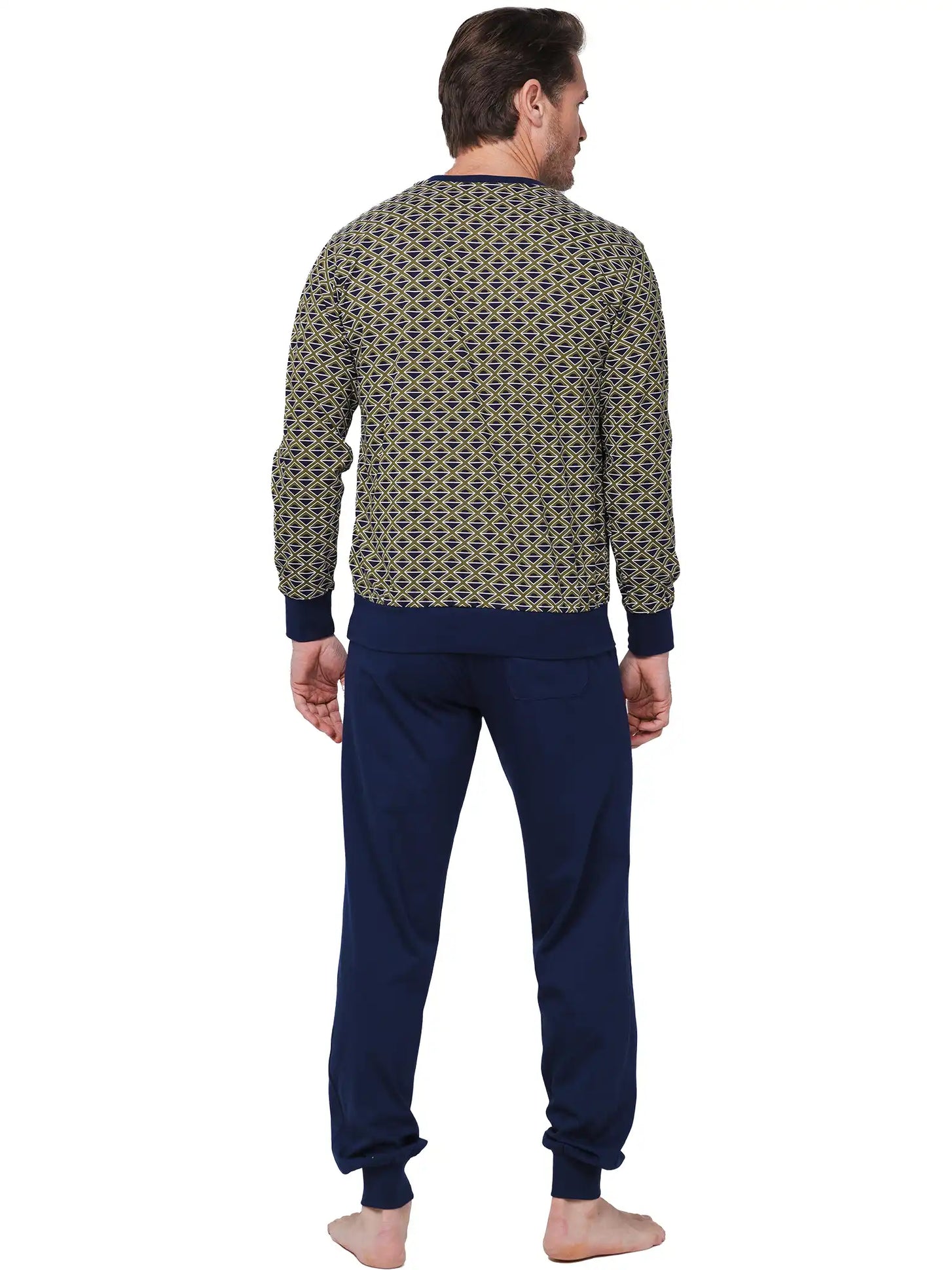 Zetex Pastunette Heren katoenen pyjama met lange mouwen - Adventure
