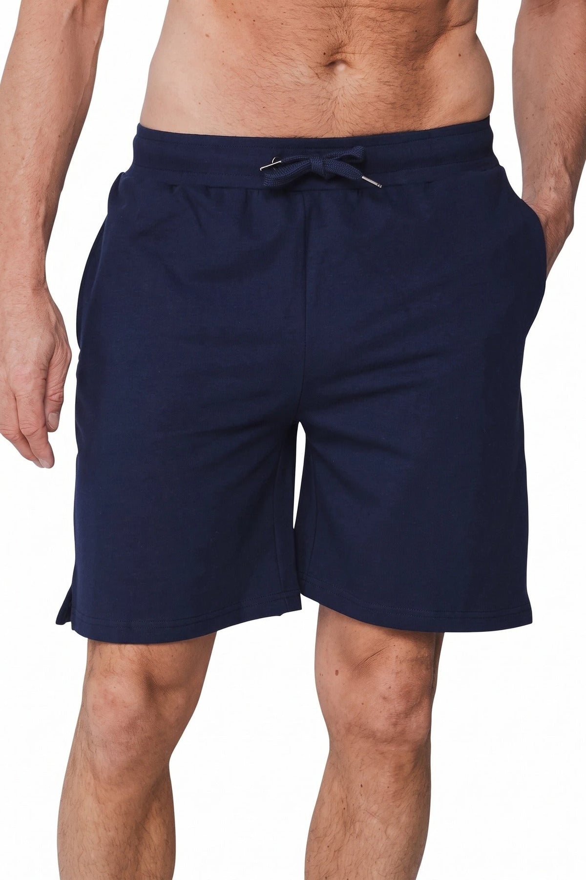 Zetex Pastunette heren korte pyjamabroek - Donkerblauw