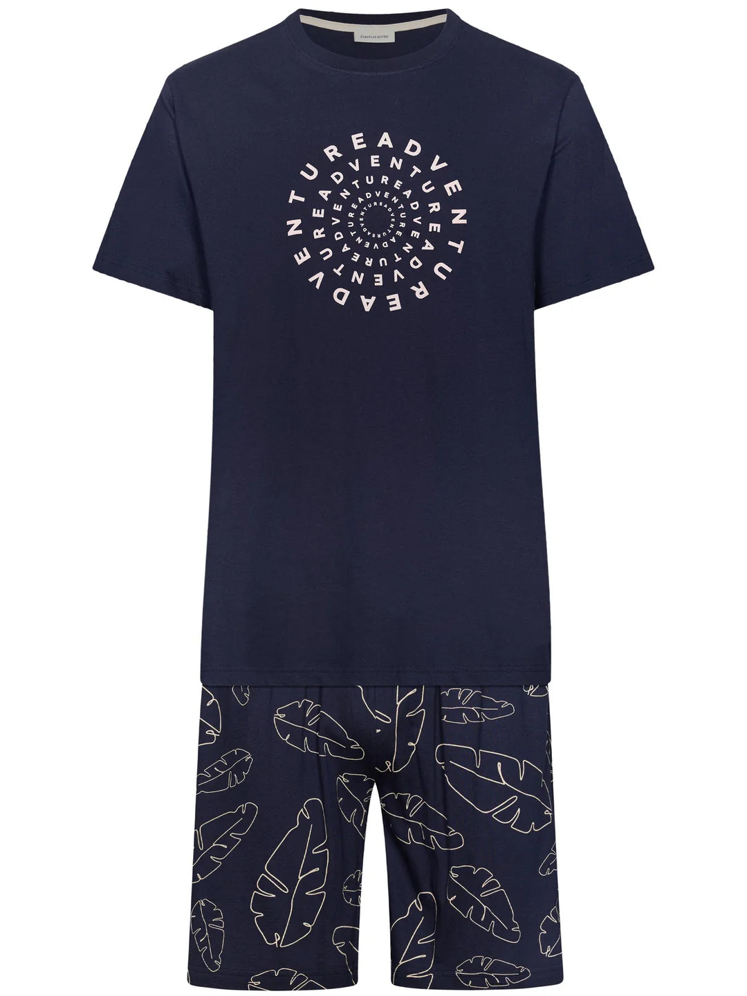 Zetex Pastunette heren shortama - Donkerblauw -Adventure
