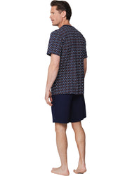 Zetex Pastunette heren shortama - Donkerblauw - Cabana