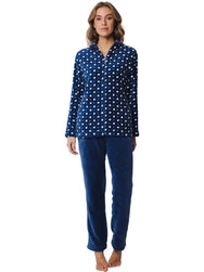 Zetex Pastunette Huispak Dames Fleece - Donkerblauw