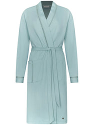 Zetex Pastunette lange dames badjas - Stone Blue