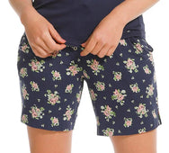 Zetex Pastunette pyjama short dames kort - Blue Flower