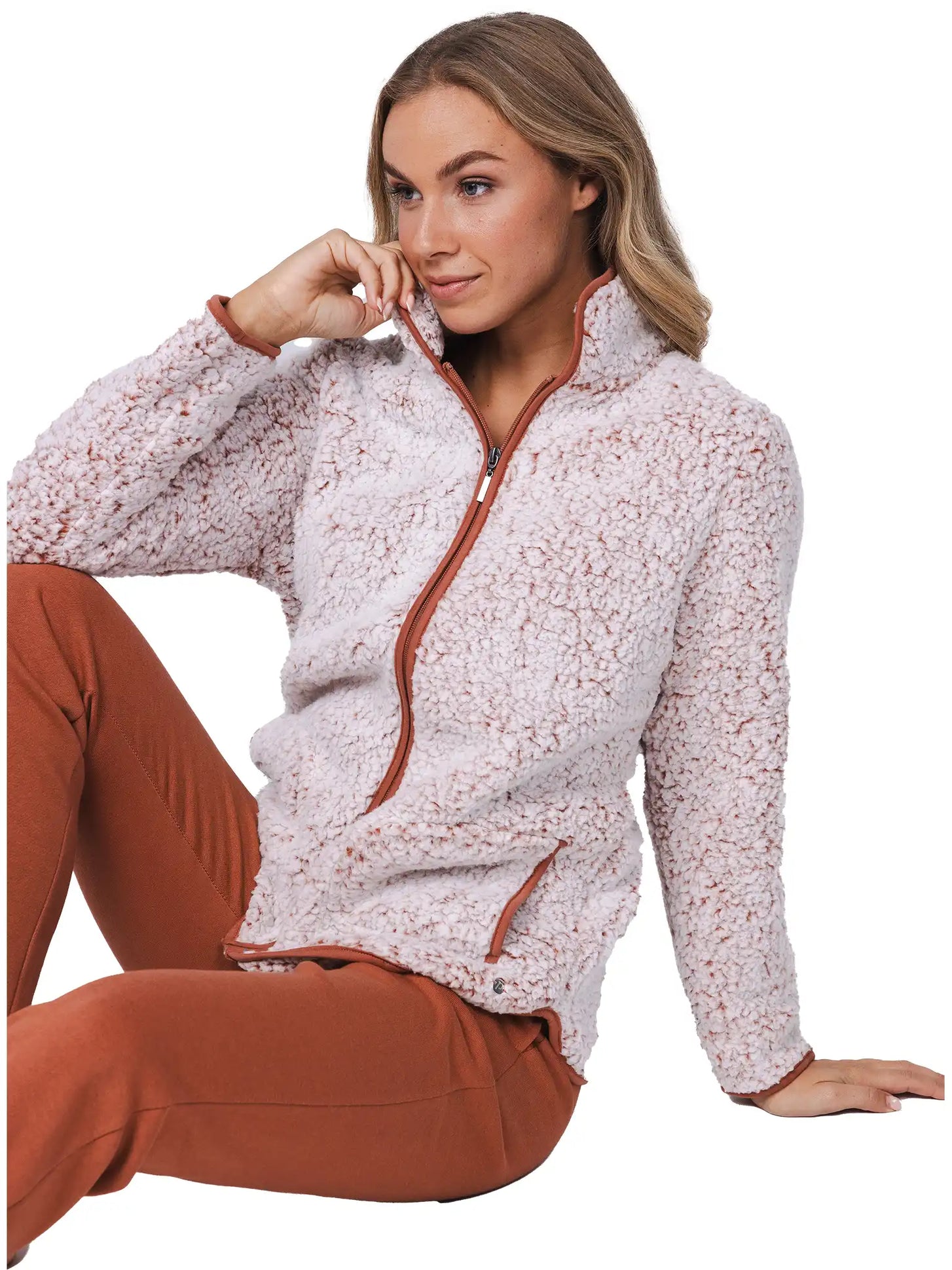Zetex Pastunette Teddy Huispak Dames Fleece - Bruin