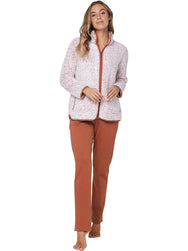 Zetex Pastunette Teddy Huispak Dames Fleece - Bruin