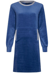 Zetex Pastunette velours dames nachthemd - Winter Blue