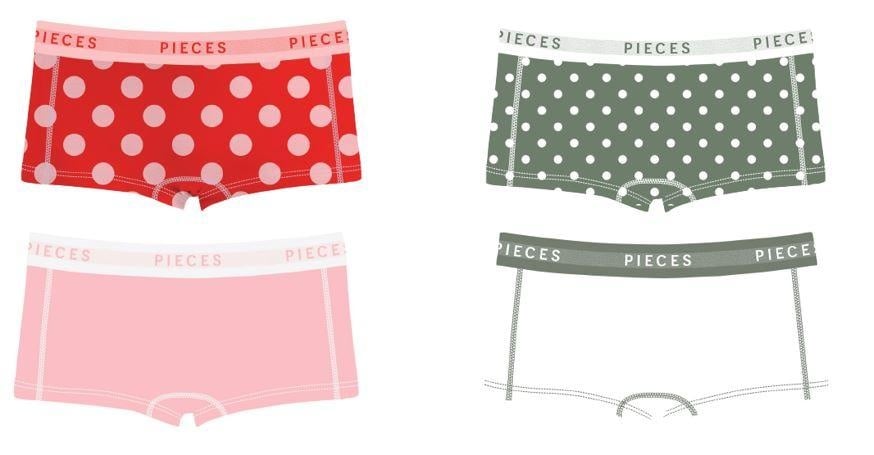 Zetex Pieces Lady Polca Dot 4-pack Boxershort